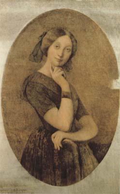 Jean Auguste Dominique Ingres Portrait of Vicomtesse Louise-Albertine d'Haussonville (mk04) Germany oil painting art